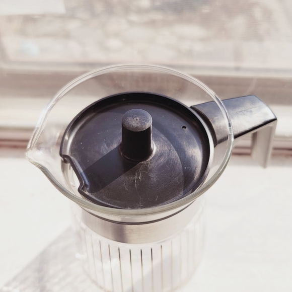 Vintage MCM Pyrex 4 cup Coffee Carafe pot. In perfect vintage shape! Like new! - Picture 7 of 11